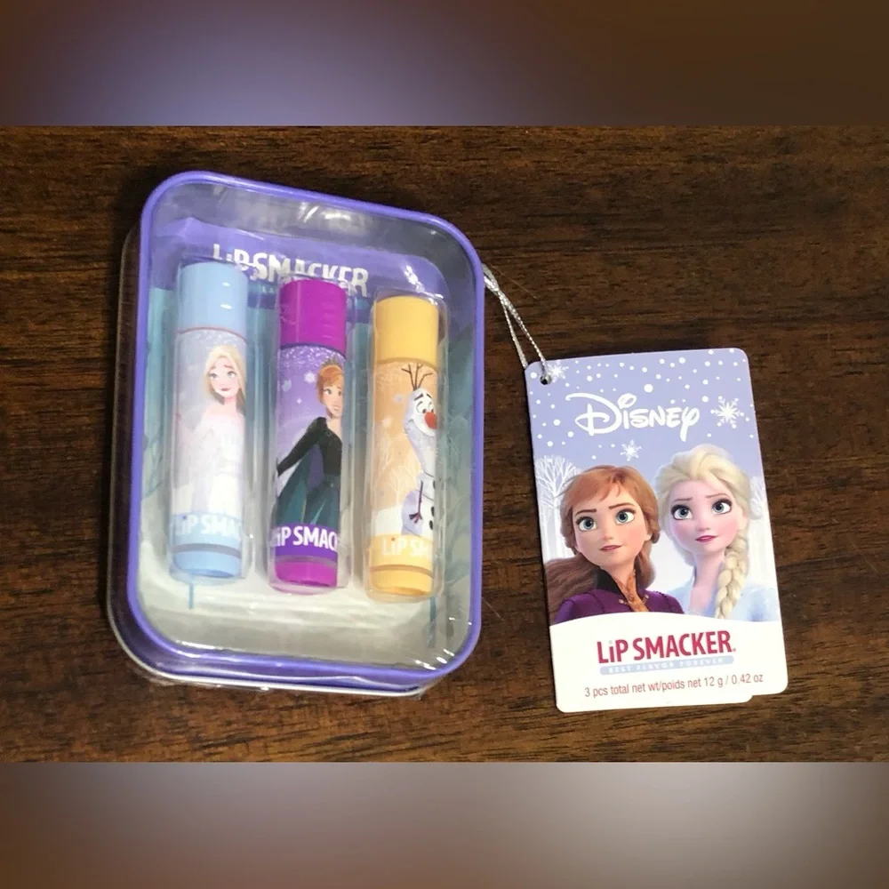 Disney Frozen 3 PK Lips Smacker Elsa Anna Hola. 12g/0.42oz